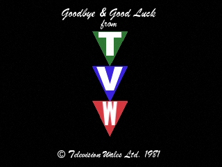 Television Wales 1981 goodbye