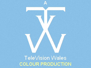 Television Wales 1970 colour production slide