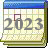 Image of a 2023 calendar