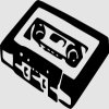 Graphic of an audio cassette