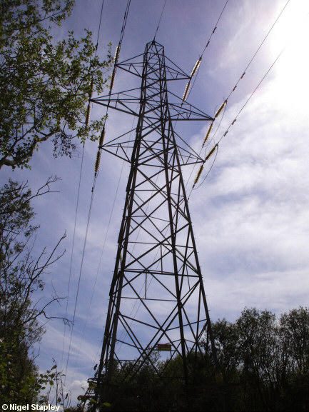 Picture of an electricity pylon