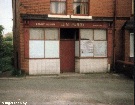 Picture of a village butcher's shop