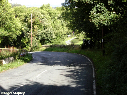 Picture of road bridge over a disused railway line