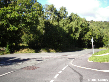 Photo of a road junction