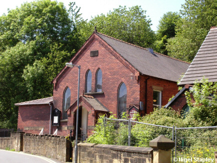 Picture of a red-brick chapel