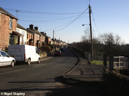 Picture of a long village street