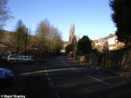 Picture of a long village street