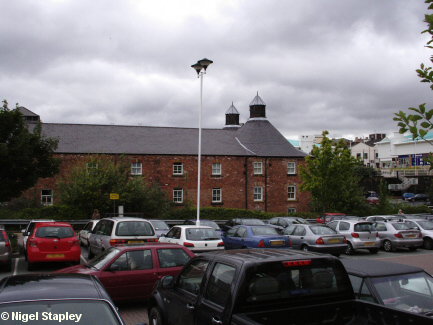 Picture of renovated brewery buildings