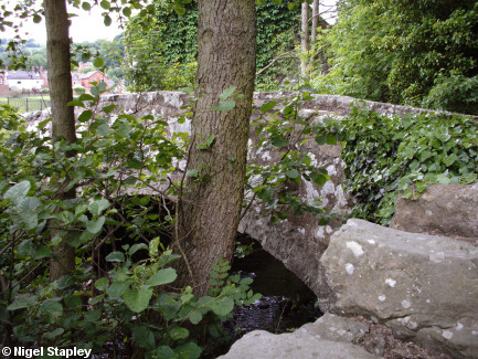 Picture of a small stone footbridge