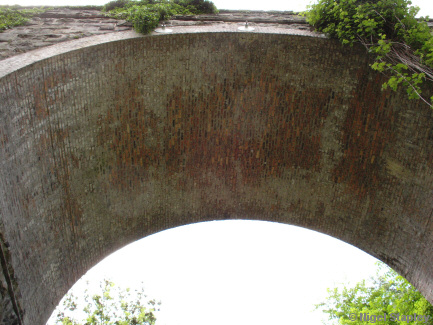 Picture of the underside of a railway viaduct