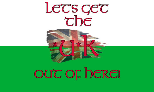 Banner: 'Let's Get The *U*K Out Of Here!'