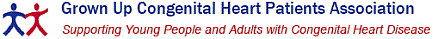Logo of the Grown Up Congenital Heart Patients Association