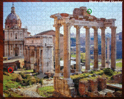 Photo of a completed jigsaw