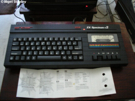 Photo of a Sinclair ZX Spectrum +2A